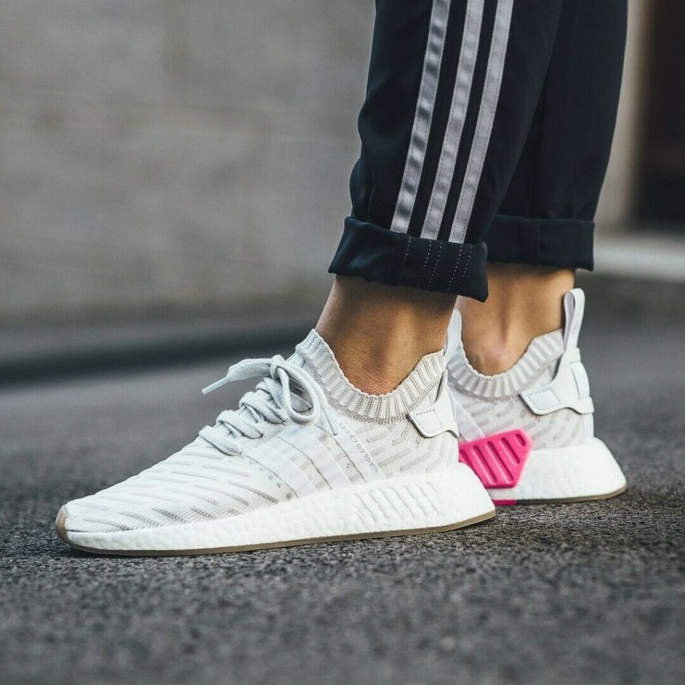 Adidas NMD RD Primeknit Lace Up Sneaker Size 10